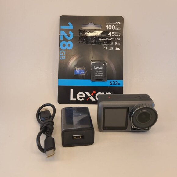 DJI Osmo Action Camera1st Gen-4K ActionCam 36ft Underwater Waterproof WiFi+128GB - Picture 1 of 9